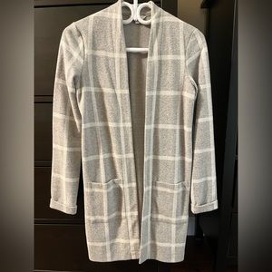 NWOT REITMANS Checkered Sweater Super Soft Jacket -XXS